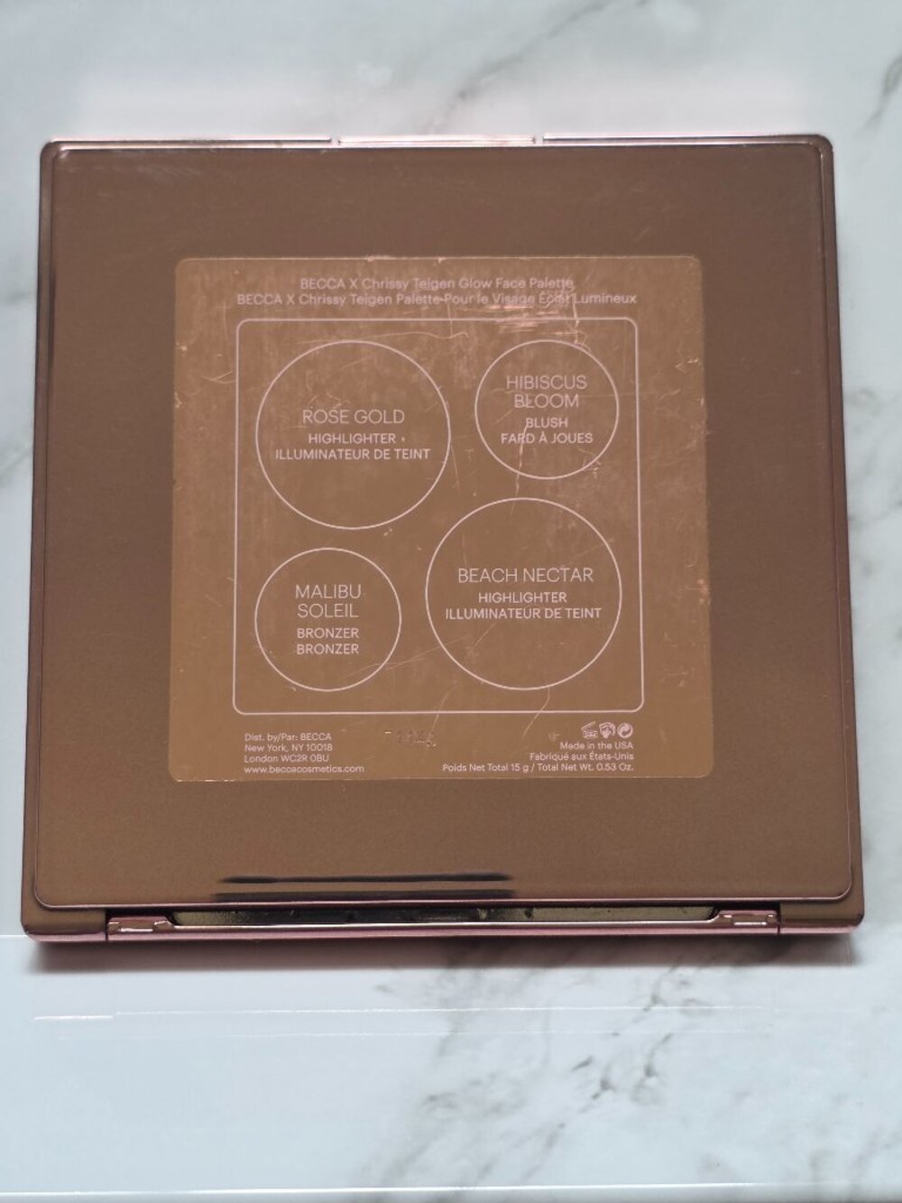 Becca x Chrissy Teigen Glow Face Palette - Picture 8 of 8